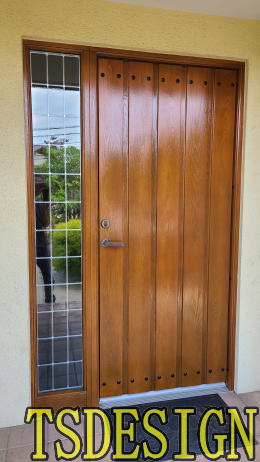 玄関ドア塗装例　横浜市466-02