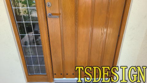 玄関ドア塗装例　横浜市466-05