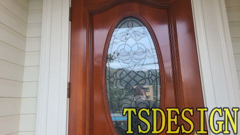 玄関ドア塗装例　逗子市466-04