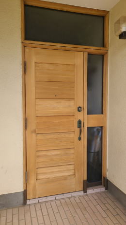 玄関ドア塗装例　茅ヶ崎市467-02