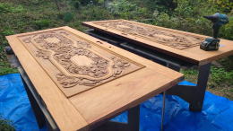 玄関ドア塗装例　横浜市南区468-03