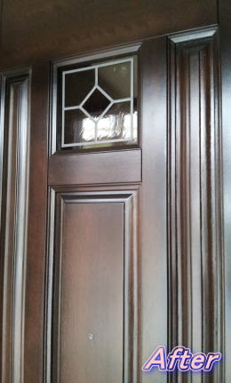 木製玄関ドア塗装修理横浜ＴＳＤ　塗装例68-05