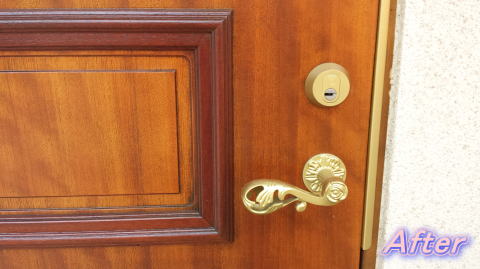 木製玄関ドア塗装修理横浜ＴＳＤ　塗装例70-03