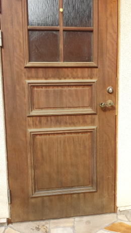 木製玄関ドア塗装修理横浜ＴＳＤ　塗装例70-05