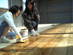 自然塗料オスモ塗装例