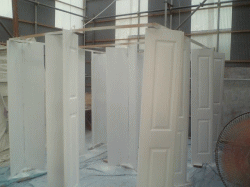 新築木製建具塗装